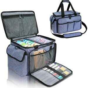 Craft storage bag organizer tote sewing scrapbooking art supplies travel carry